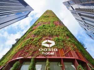 Best sustainable hotels in Singapore: Oasia Hotel Downtown